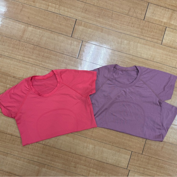 Bundle of Two Swiftly Tech Lululemon Shirts Hip Length - Picture 1 of 9
